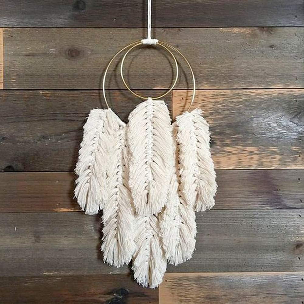 10Pcs 6 Inch Gold Metal Rings for Crafts Dream Catcher Ring, Metal Hoops for Dream Catcher and Crafts Centerpiece Table Decorations