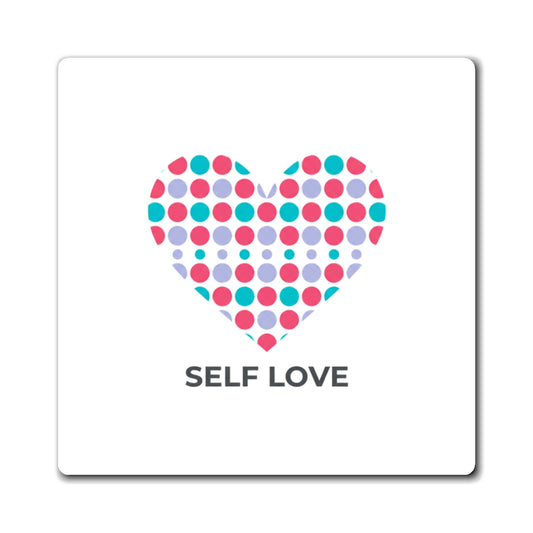 Dot Heart Pointillism | Sublimation Fridge Magnet Set | Galentine’s & Valentine Gift for Friends/Couples | Minimal Y2K Aesthetic