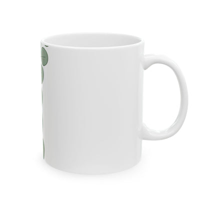 11oz Ceramic Mug, Eucalyptus Sprig, Family Gift, Friend Gift