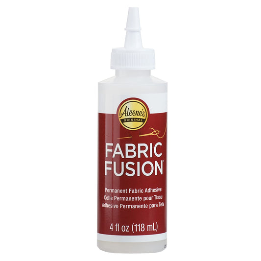 23473 Fabric Fusion Permanent Fabric Adhesive ,Clear,4Oz