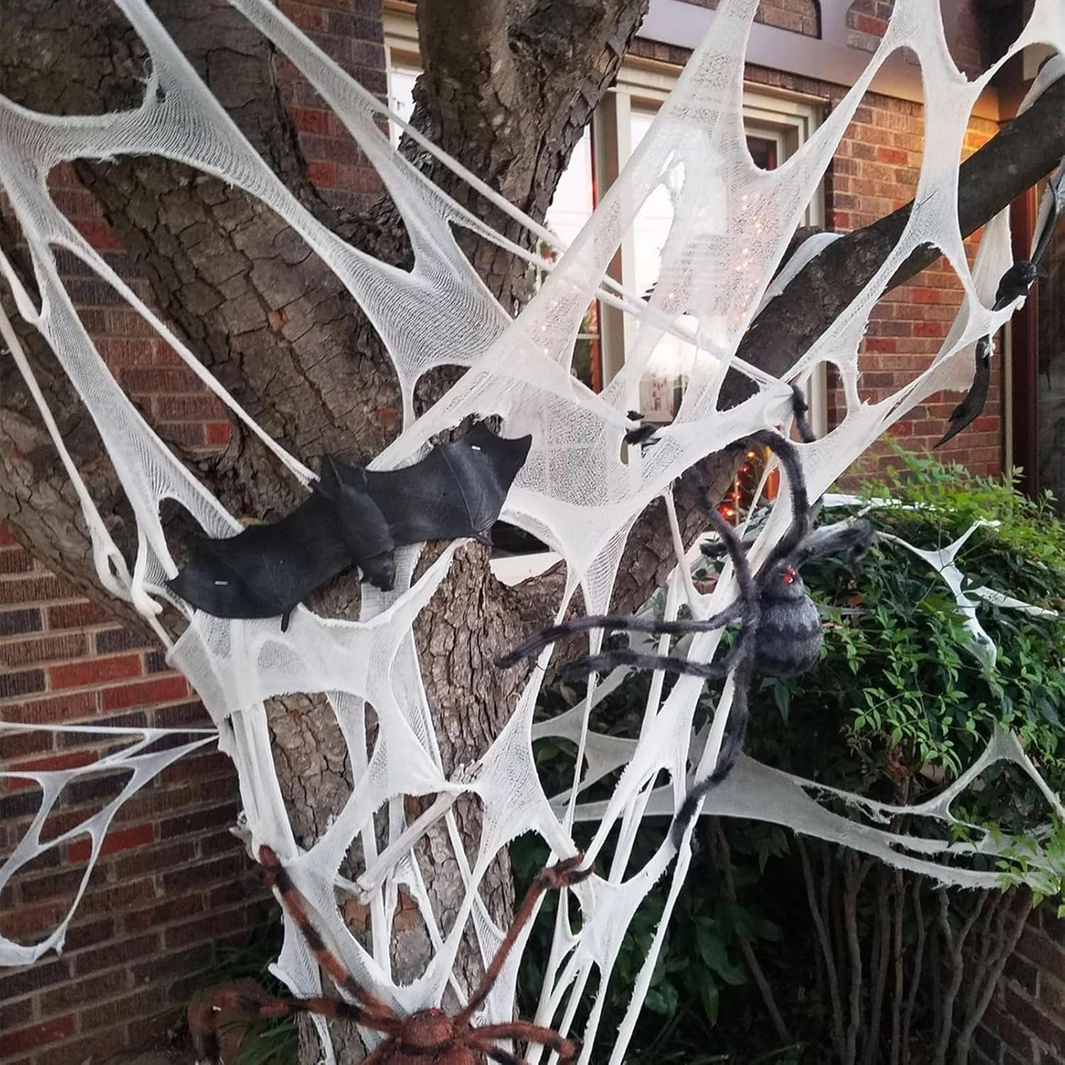 Spider Web Halloween Decorations Outdoor