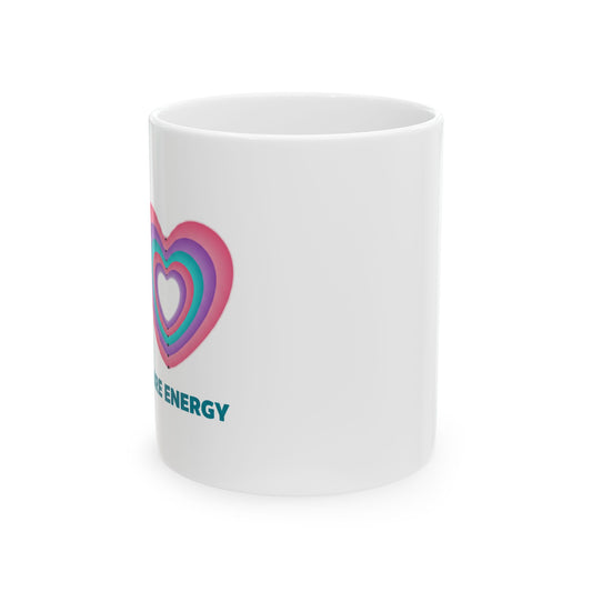 Gradient Aura Mesh Valentine | 11oz Ceramic Coffee Mug, Sublimation Print | Galentine’s & Friends Gift | Y2K Dreamy Aesthetic