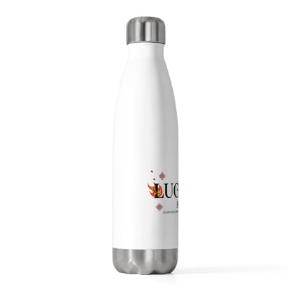 Lucky Xi Horse (Var 4) | 20oz Insulated Stainless Steel Tumbler | Lunar New Year 2026 Gift for Family & Friends | Red Gold