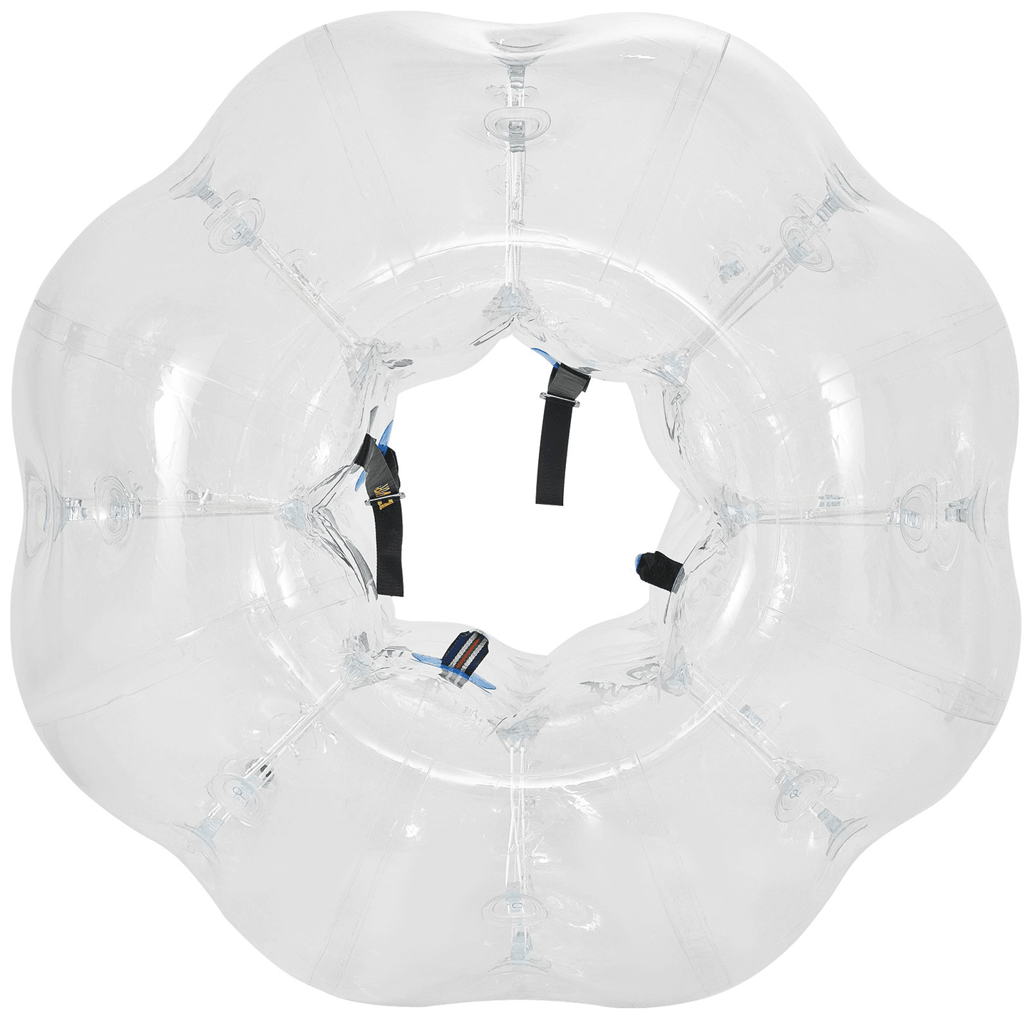 VEVOR Inflatable Bumper Ball 4 FT / 1.2M Diameter, Bubble Soccer Ball, Blow It Up in 5 Min, Inflatable Zorb Ball for Adults or Children (4 FT, Transparent) - Loomini