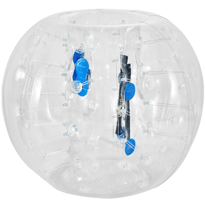 VEVOR Inflatable Bumper Ball 4 FT / 1.2M Diameter, Bubble Soccer Ball, Blow It Up in 5 Min, Inflatable Zorb Ball for Adults or Children (4 FT, Transparent) - Loomini