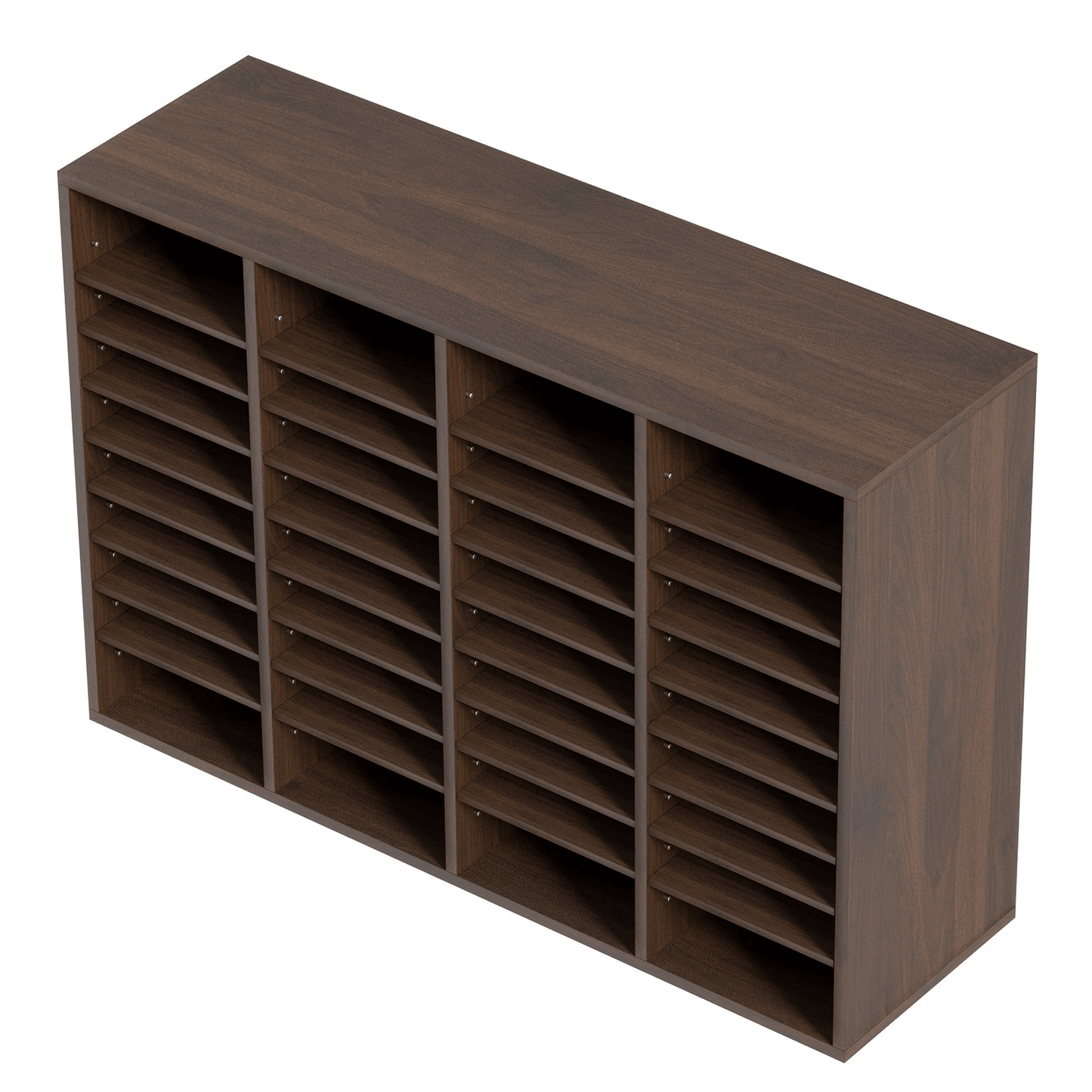 VEVOR Literature Organizers, 36 Compartments Office Mailbox with Adjustable Shelves, Wood Literature Sorter 39.3x12x26.8 inches for Office, Home, Classroom, Mailrooms Organization, EPA Certified Brown - Loomini