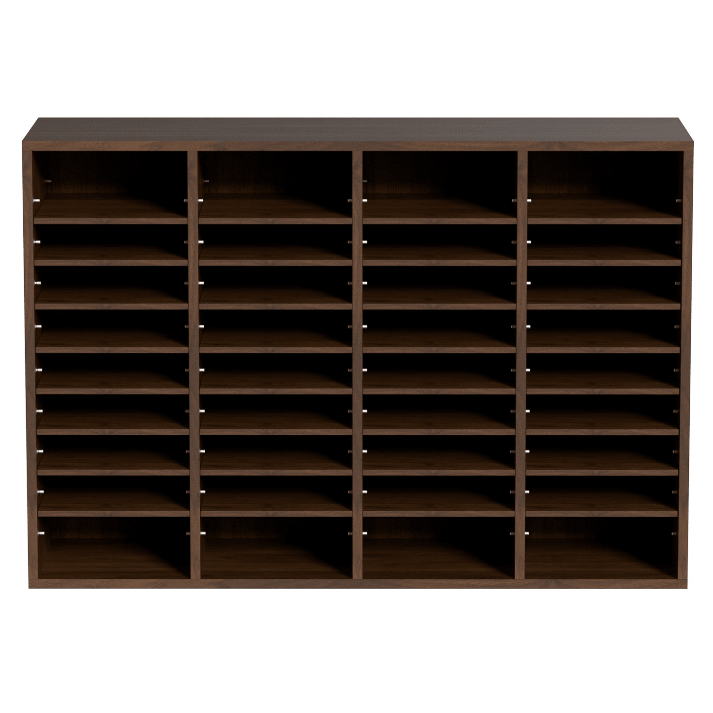 VEVOR Literature Organizers, 36 Compartments Office Mailbox with Adjustable Shelves, Wood Literature Sorter 39.3x12x26.8 inches for Office, Home, Classroom, Mailrooms Organization, EPA Certified Brown - Loomini