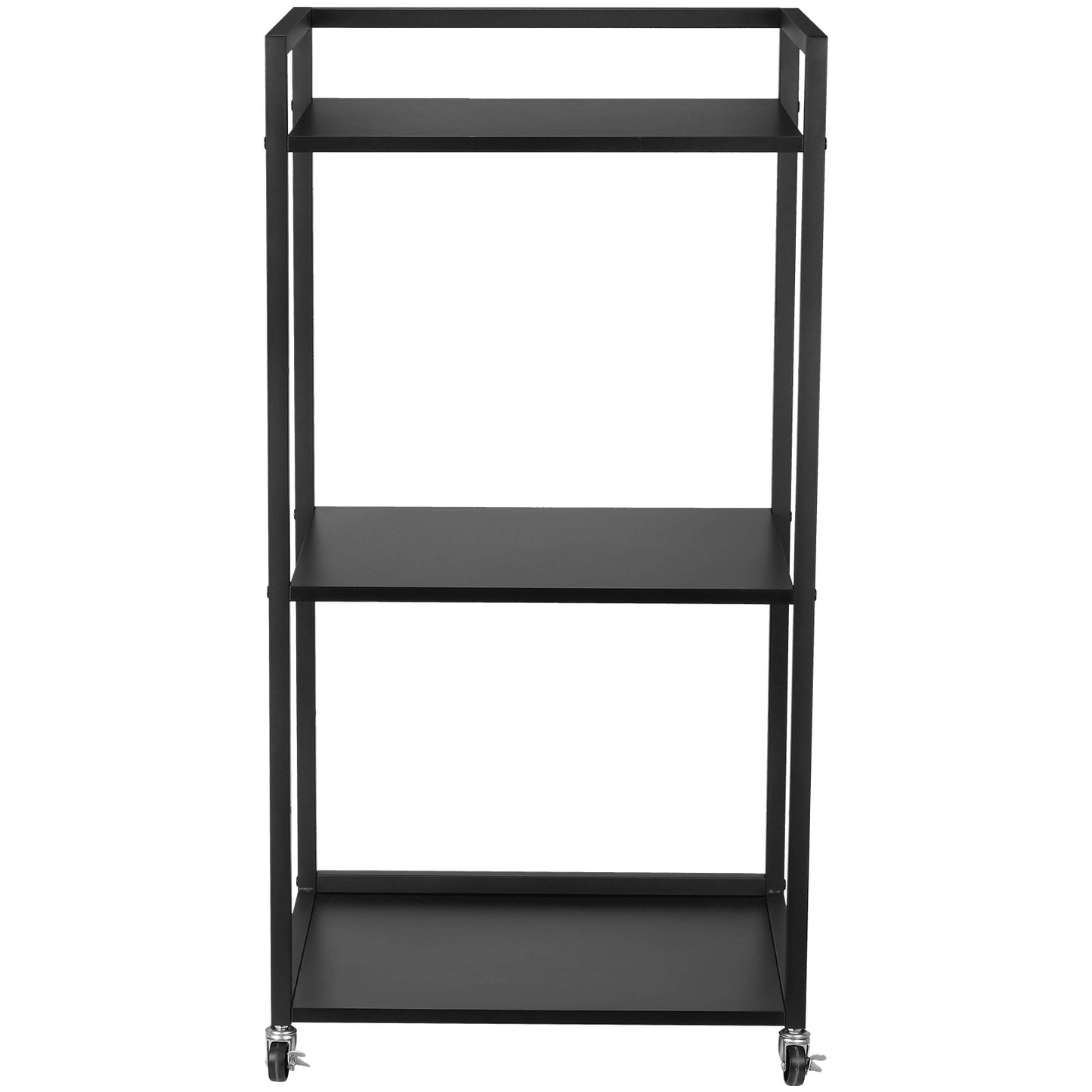 VEVOR Printer Stand with Wheels, Height Adjustable 3 Tier Printer Stand, Printer Cart with Storage Shelves for Printer, Scanner, Fax, Home Office Use, CARB Certified, Black - Loomini