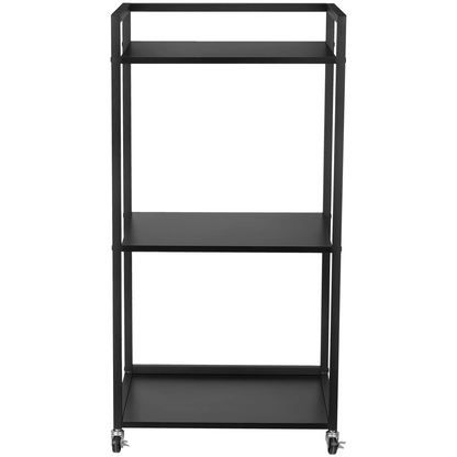 VEVOR Printer Stand with Wheels, Height Adjustable 3 Tier Printer Stand, Printer Cart with Storage Shelves for Printer, Scanner, Fax, Home Office Use, CARB Certified, Black - Loomini