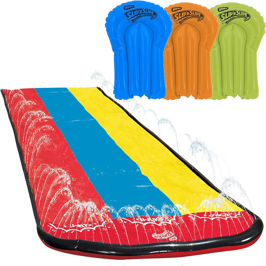 Slip N' Slide Triple Racer with Slide Boogie Board