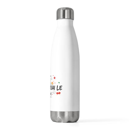 Xin Nian Ink Greeting | 20oz Insulated Stainless Steel Tumbler | Lunar New Year Gift for Family & Friends | Minimal Calligraphy