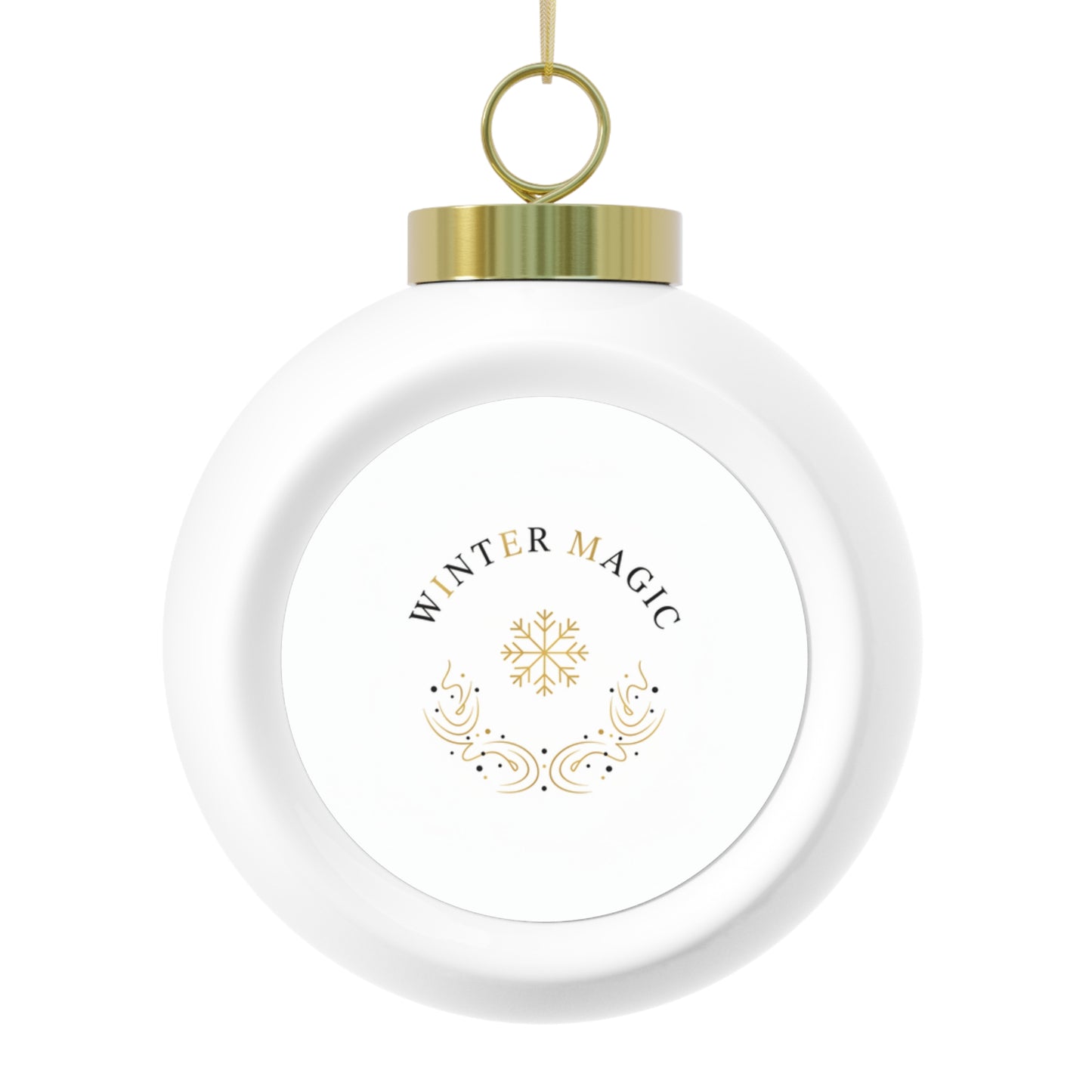 Christmas Ball Ornament - Winter Magic
