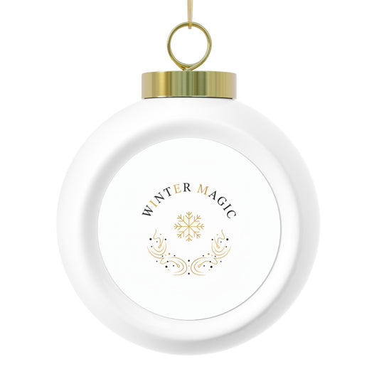 Christmas Ball Ornament - Winter Magic