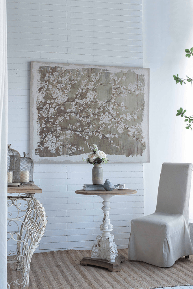 60" x 48" Large Cherry Blossom Canvas Art Print, Home Decor Accent Piece - Loomini