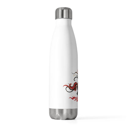 Fire Horse in Bamboo Grove | 20oz Insulated Stainless Tumbler Bottle | Lunar New Year Family & Teacher Gift | Paper Cut Art