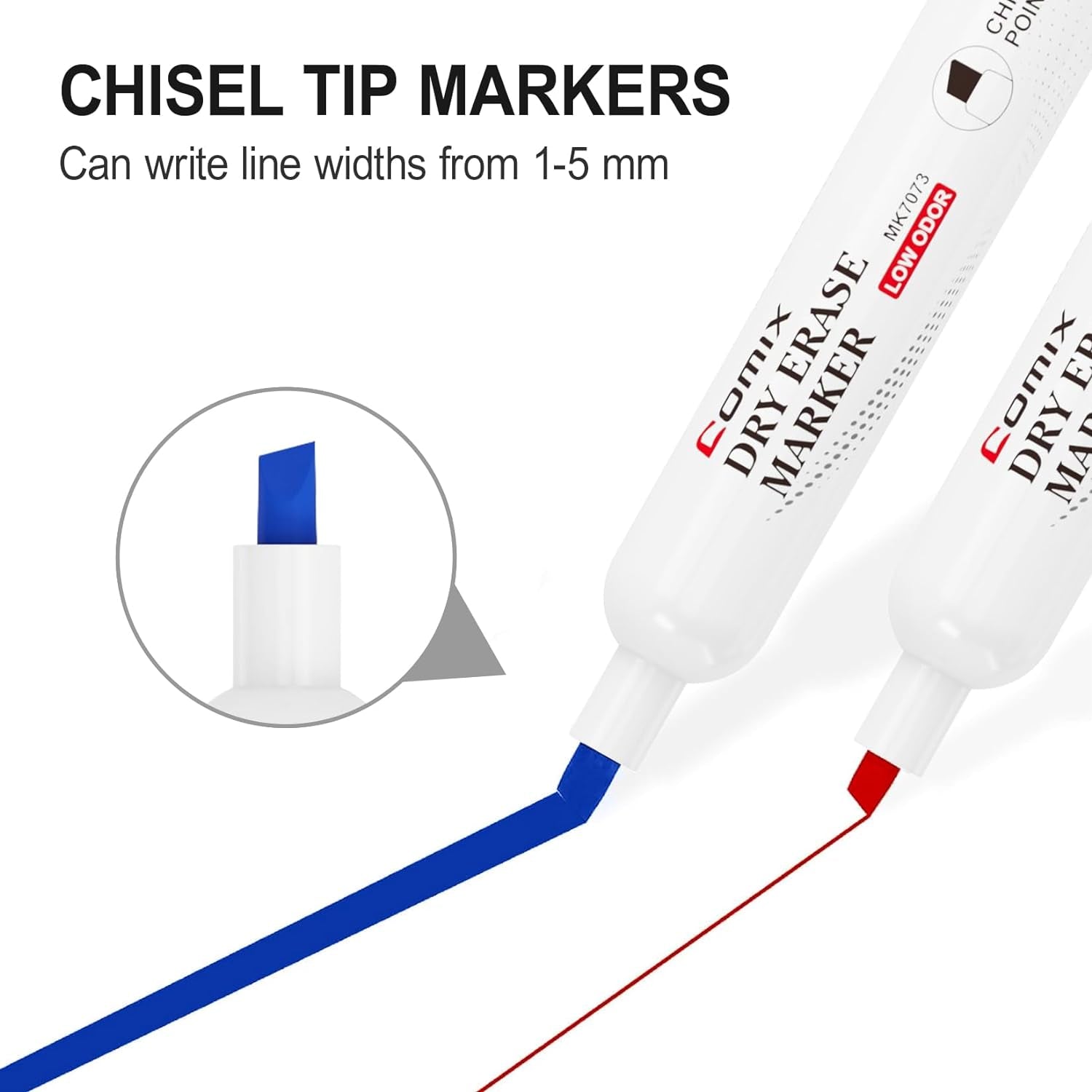 Dry Erase Set with 16 Chisel Tip Dry Erase Markers, 8.5 Fl Oz Cleaner & Magnetic Eraser, Office and School Supplies for Whiteboards, Calendar