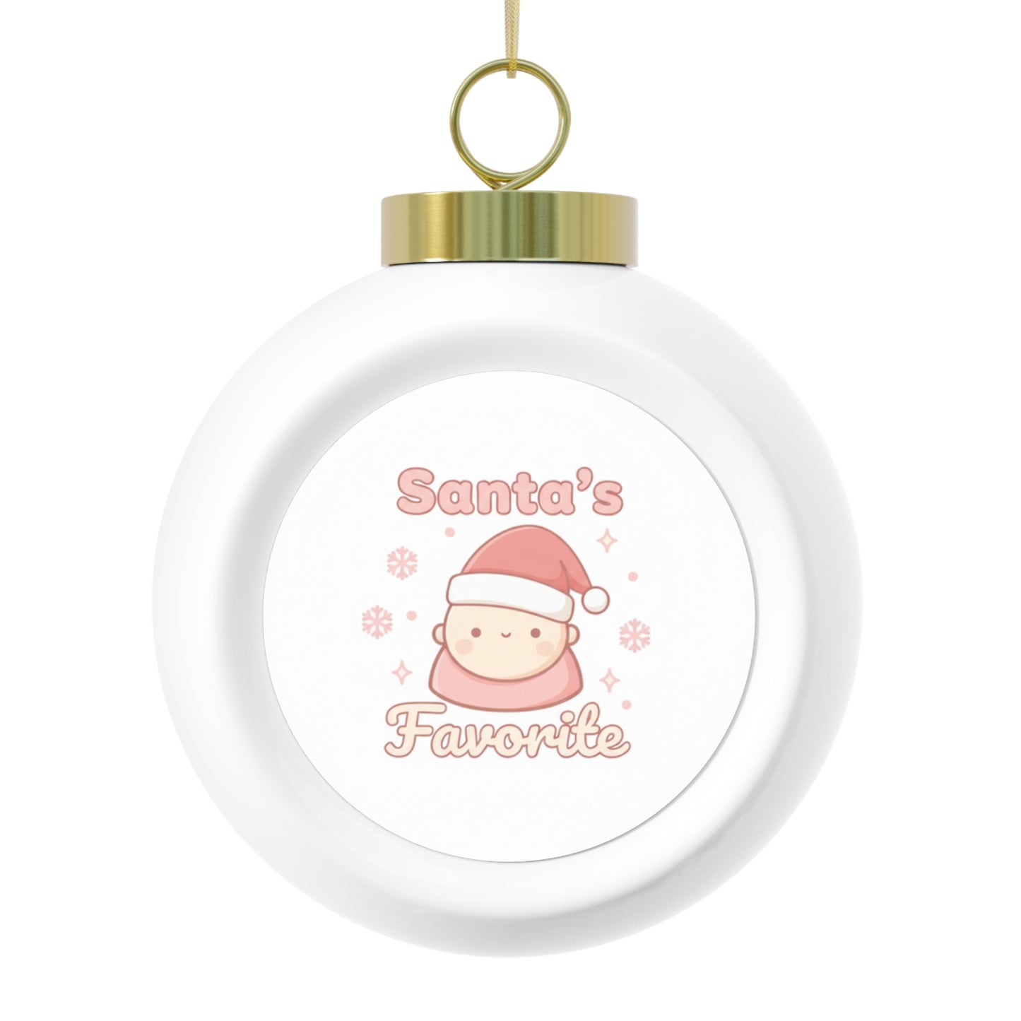 Christmas Ball Ornament — Santa's Favorite