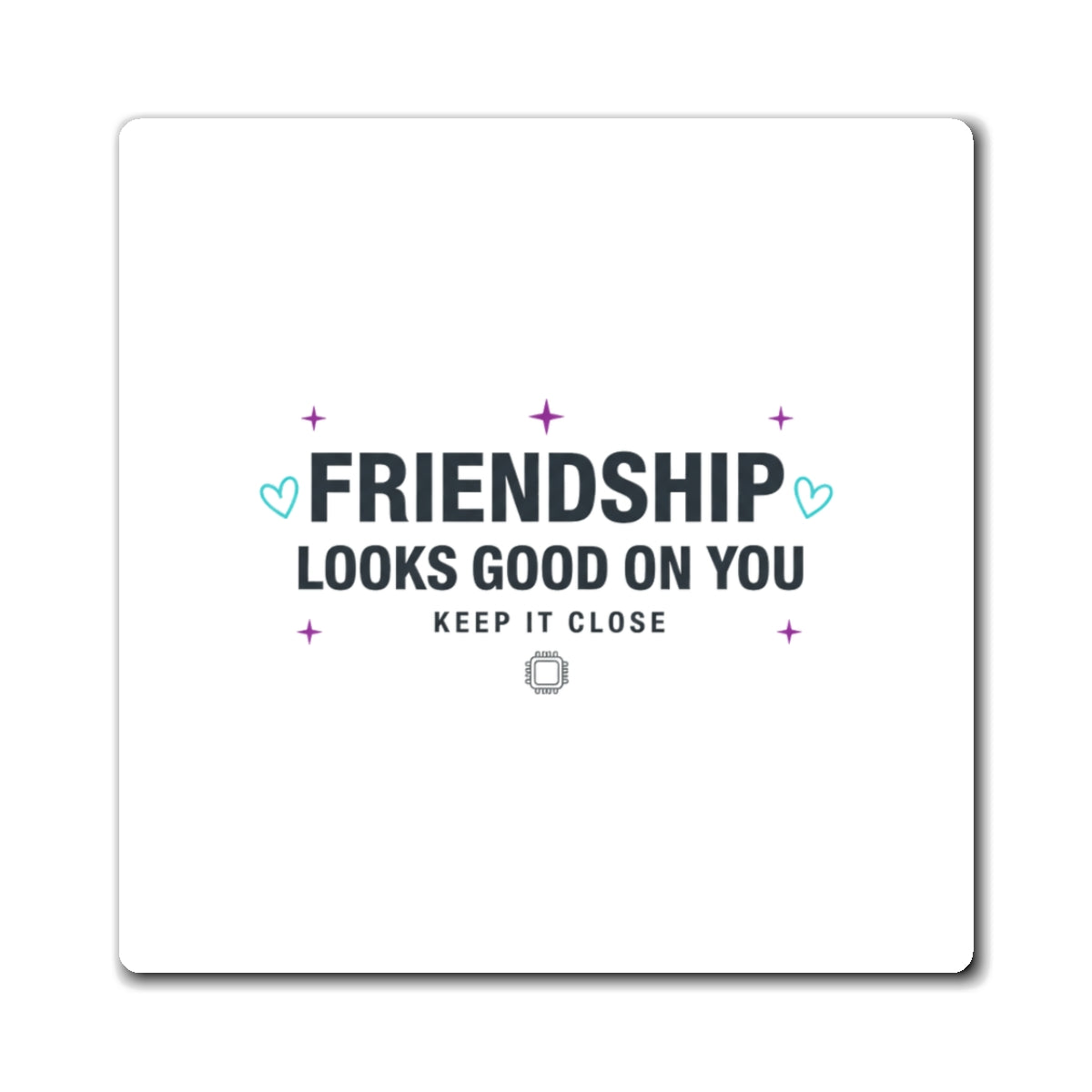 Friendship Squad Goals V98 | Trendy Fridge Magnet Set | Galentine’s Day & Bestie Gift | Y2K Aesthetic Valentine Vibes