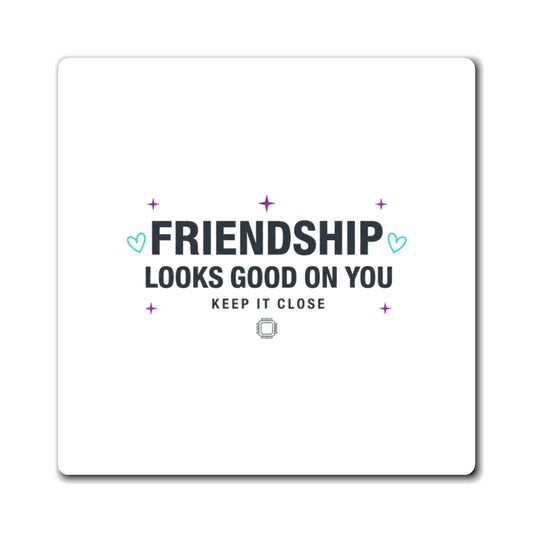 Friendship Squad Goals V98 | Trendy Fridge Magnet Set | Galentine’s Day & Bestie Gift | Y2K Aesthetic Valentine Vibes