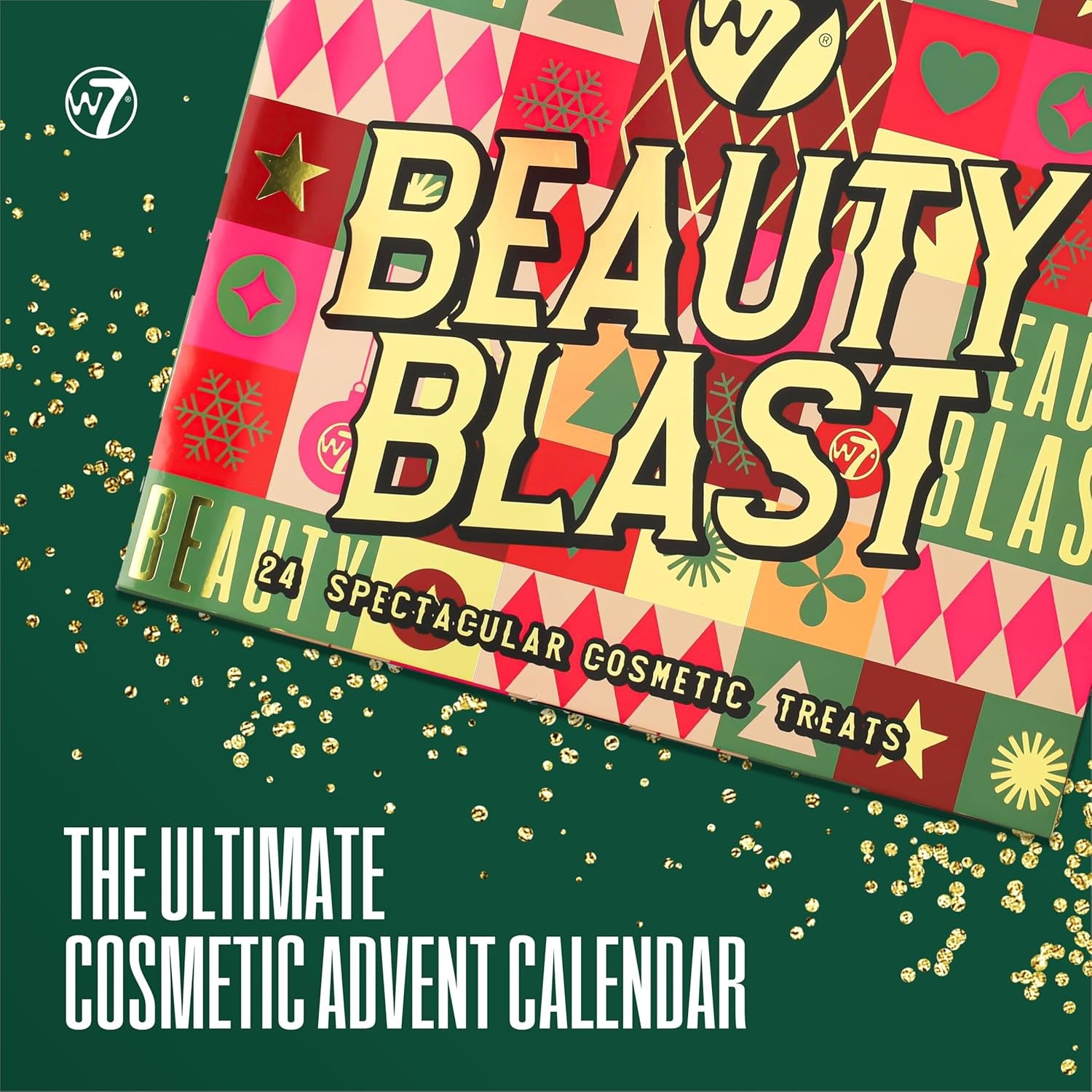 Beauty Blast Advent Calendar 2024-24 Individually Boxed, Makeup & Cosmetic Surprises for Christmas - Cruelty Free, Holiday Gifting