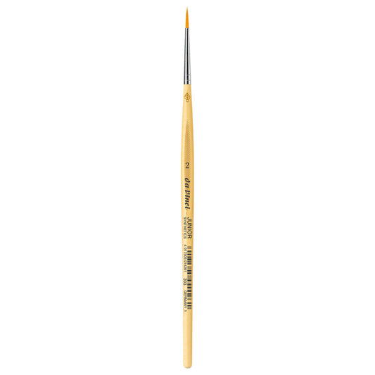 JUNIOR Synthetics Student Brush, Synthetic, Tempera, Round, Series 303, Size 2