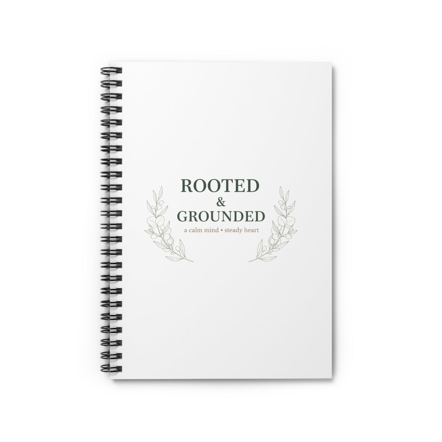 Spiral Journal Notebook, Rooted Grounded, School Gift, Book Collector