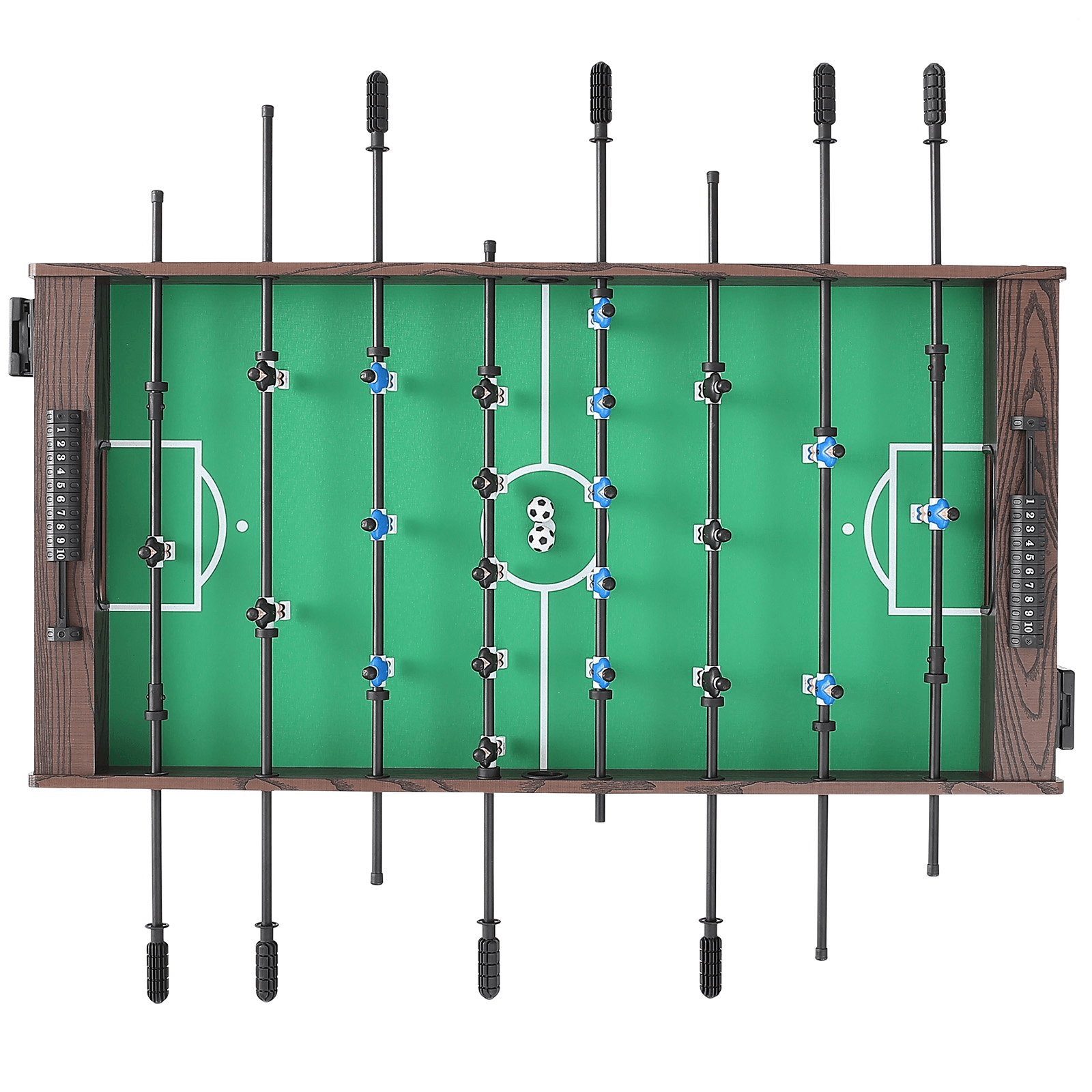 VEVOR Foosball Table, 48 inch Standard Size Foosball Table, Indoor Full Size Foosball Table for Home, Family, and Game Room, Soccer with Foosball Table Set, Includes 2 Balls and 2 Cup Holders - Loomini