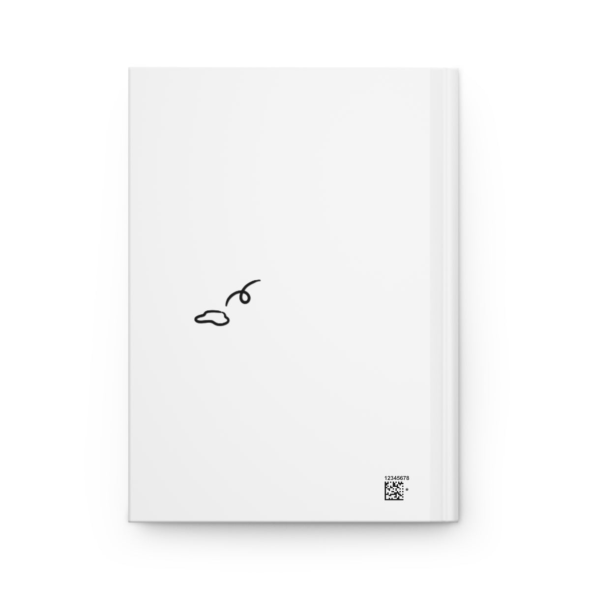 Tired Coffee Cup Doodle | Matte Hardcover Journal for Notes & Sketches | Back to School Gift for Students & Teachers | Irony Aesthetic