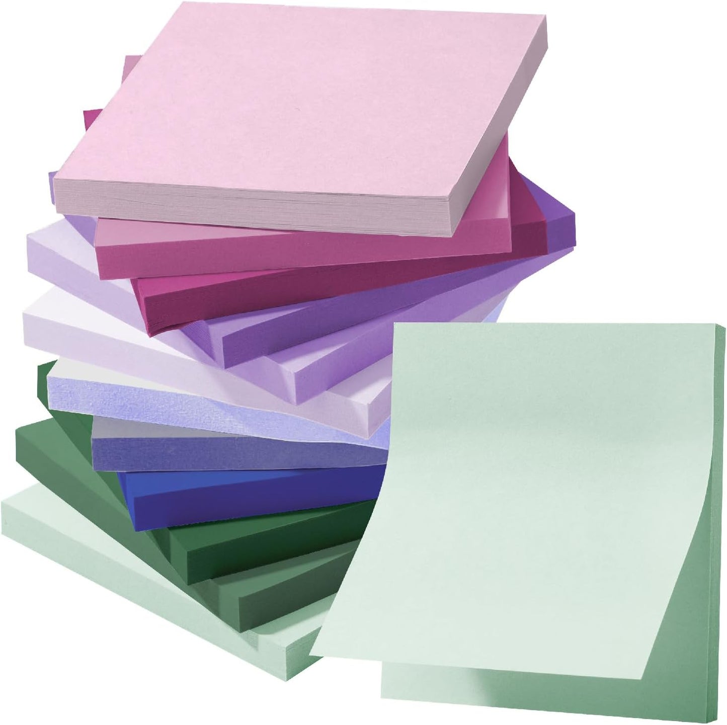 - Sticky Notes, 3”X3”, 12 Pads, Vintage Colors Sticky Notes, Sticky Note, Self-Stick Note Pads, Sticky Pads Sticky Notes Aesthetic, Colorful Sticky Notes, Sticky Notes Bulk Sticky Notes