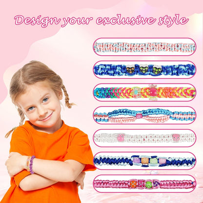 Friendship Bracelet Making Kit for Girls - Crafts for Girls 8-12 Years Old, DIY Arts and Crafts Toys for Kids Age 6, 7, 8, 9, 10, 11, 12 Years Old, Best Gifts Ideas for Girls