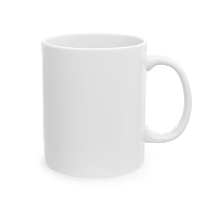 Minimal Love Heart Line Art | 11oz Ceramic Coffee Mug for Daily Sips | Valentine & Galentine Gift for Friends | Modern Minimal