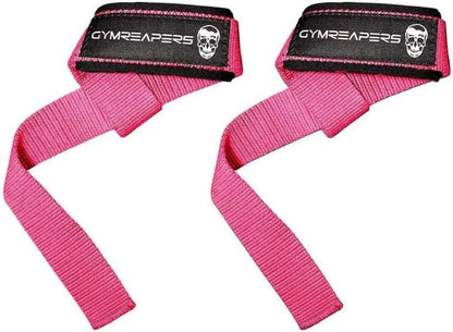 Lifting Wrist Straps for Weightlifting, Bodybuilding, Powerlifting, Strength Training, & Deadlifts - Padded Neoprene with 18 Inch Cotton