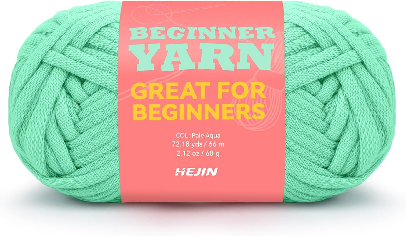 60G Black Yarn for Crocheting and Knitting;66M (72Yds) Cotton Yarn for Beginners with Easy-To-See Stitches;Worsted-Weight Medium #4;Cotton-Nylon Blend Yarn for Beginners Crochet Kit Making