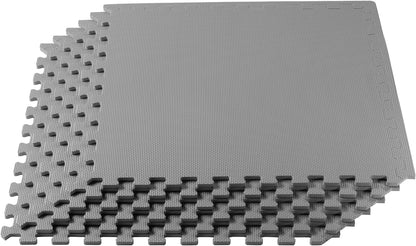 1/2 Inch Thickness Multipurpose EVA Foam Floor Tiles, Interlocking Floor Mat for Indoor Gym and Home Use