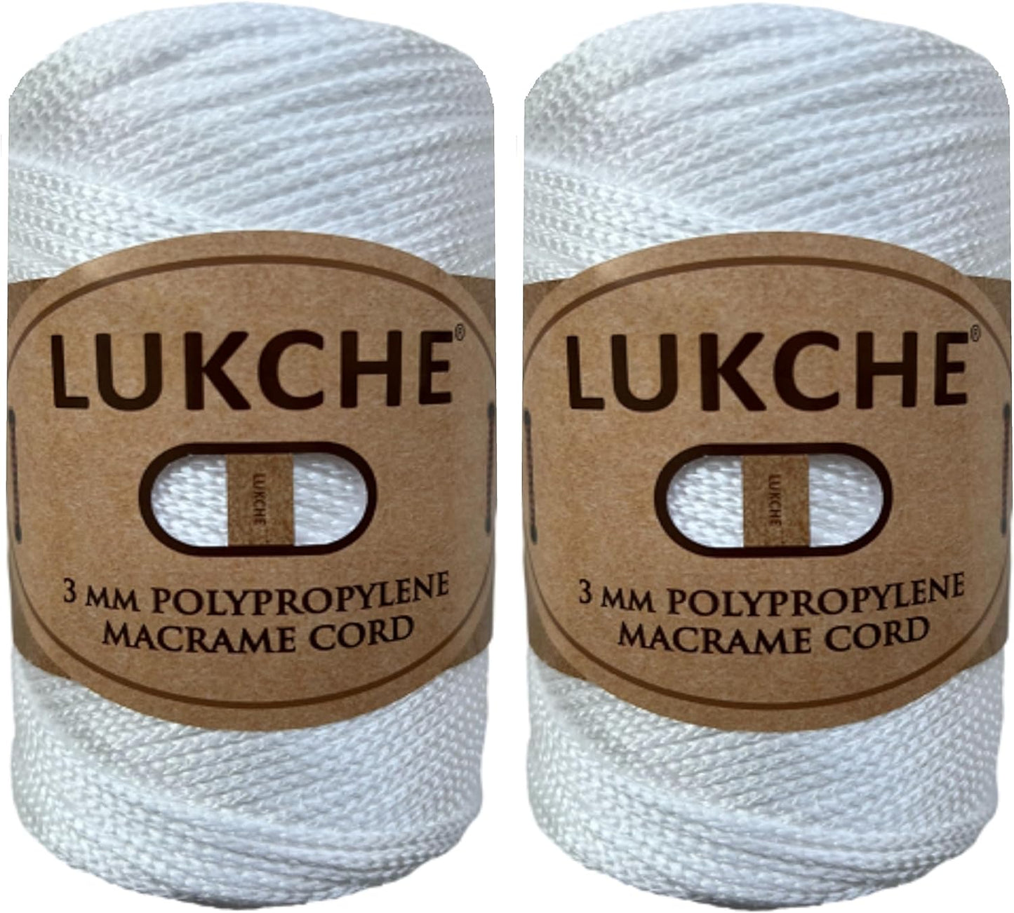 3Mm Premium Polyester Macrame Cord (147 Yards), (8.82 Oz) 100% Polypropylene Macrame Rope, Colorful Yarn Crochet Macrame Bag Craft for Wall Hangers, Bottom Plates, Carpets (Silver 1)