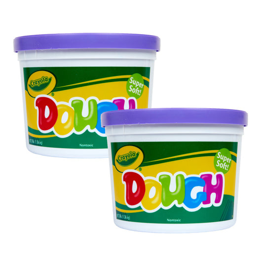 Dough, Purple, 3 Pound Bucket, Pack of 2