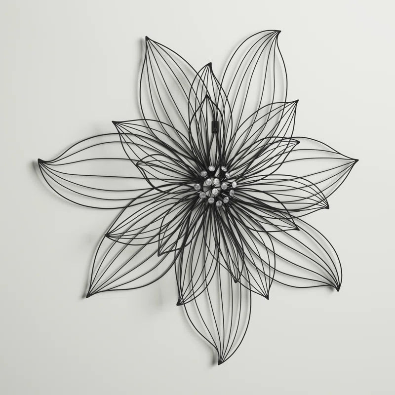 Traditional Plants & Flowers Wall Decor on Metal