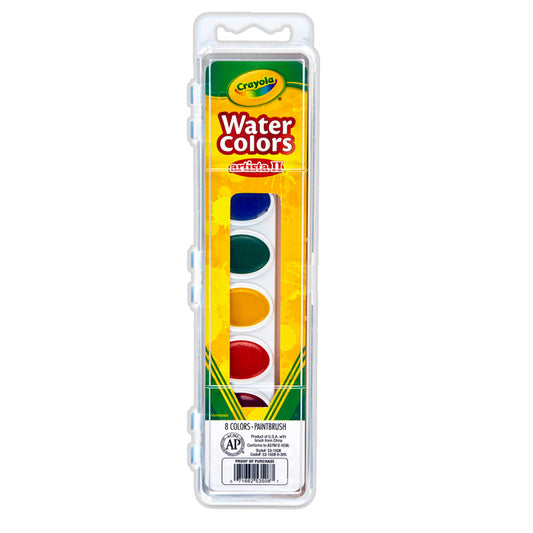 Pans Artista II Watercolors Set, 8 Count