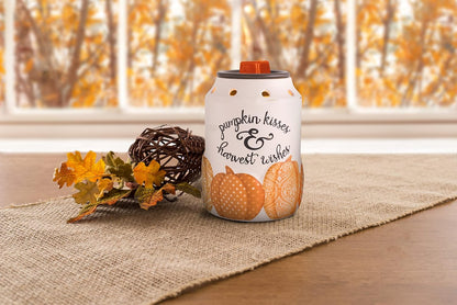 Autumn Collection - Scented Wax Warmer - Thankful Season Wax Cube Melter & Burner - Electric Fall Fragrance Home Air Freshener Thanksgiving Gift Pumpkin Cider