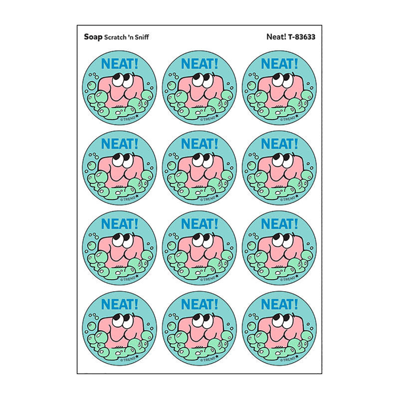 Neat!/Soap Scent Retro Scratch 'n Sniff Stinky Stickers®, 24 ct.