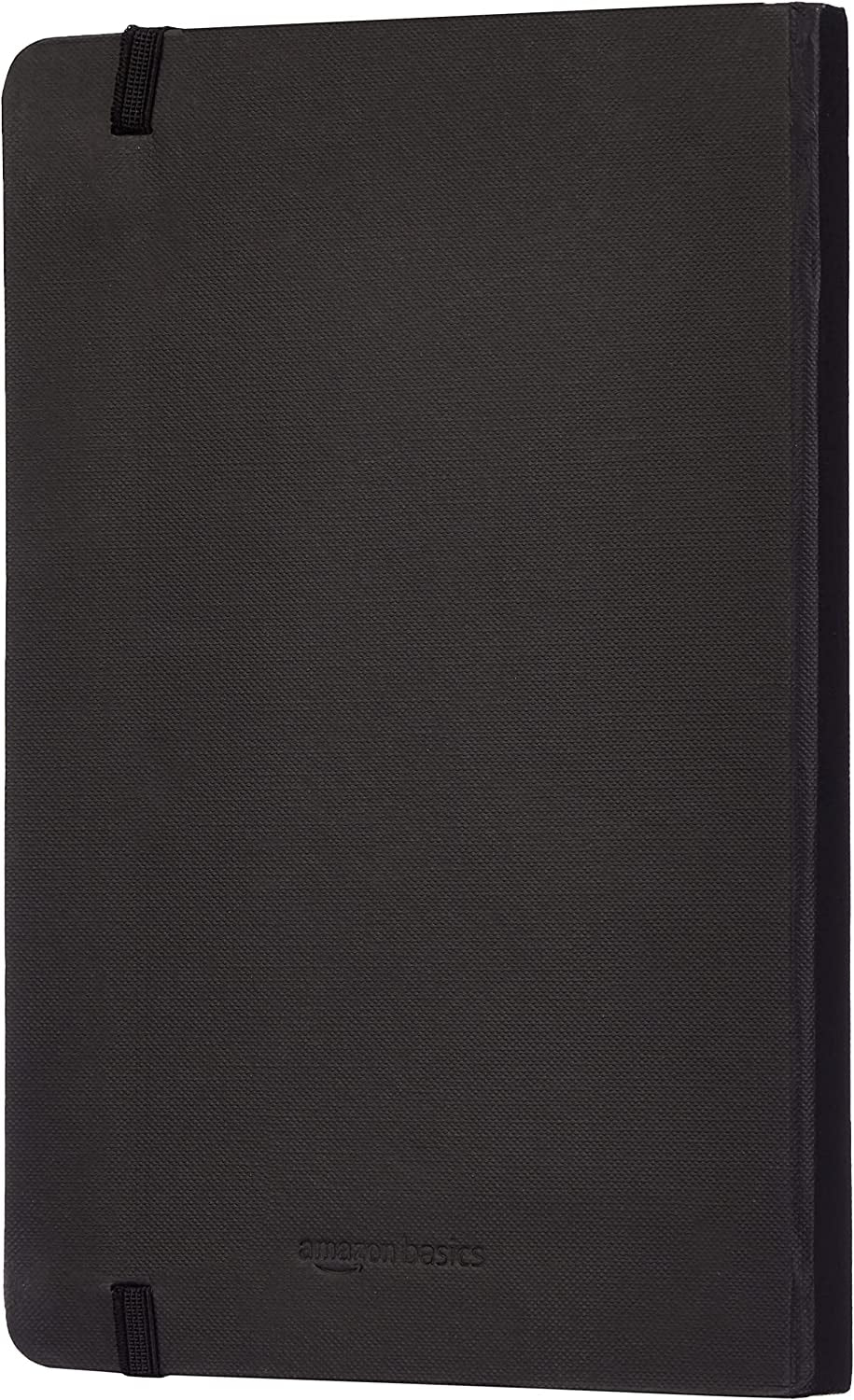 Classic Notebook, Line Ruled, 240 Pages, Black, Hardcover, 5 X 8.25-Inch