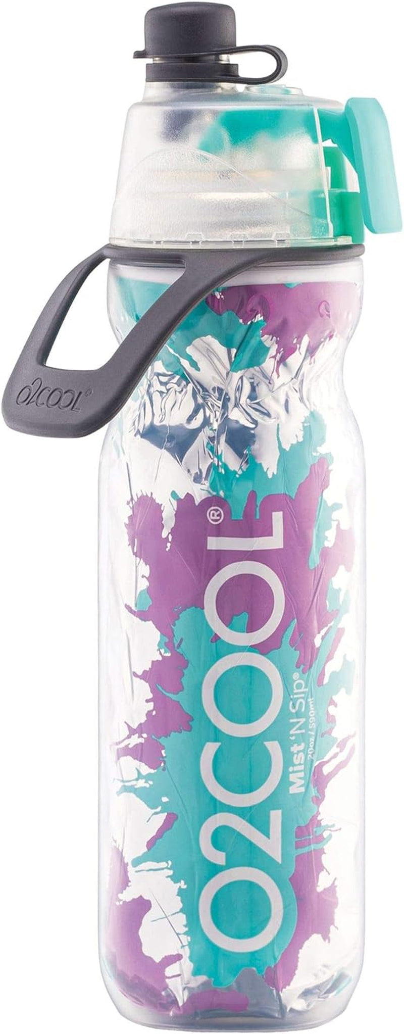 Arcticsqueeze Insulated Mist 'N Sip Water Bottle | BPA Free, 2-In-1 Mist and Sip Function W/No Leak, Locking Pull Top Spout : 20 Oz | Color Collection: Ombre, Raspberry Ombre