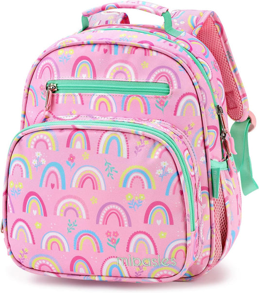 Toddler Backpack for Girls and Boys 2-4, Preschool Kindergarten Backpack, Cute Kids Backpacks for Girls（Rainbow）