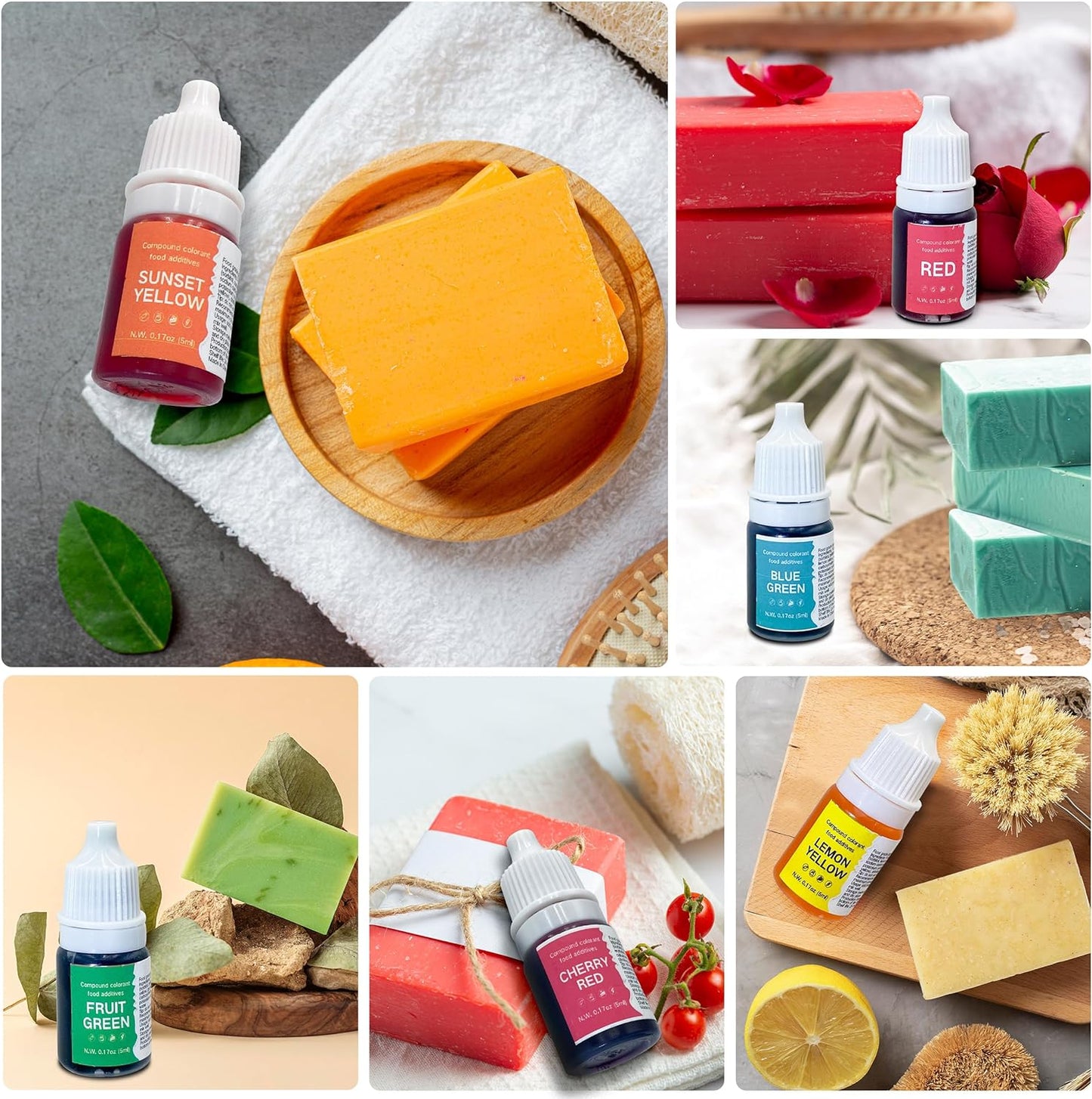 DIY Soap Making Kit with Melt & Pour Base, Cutting Box, Molds, Fragrances, Flowers Silicone Molds - for Adults & Kids Craft
