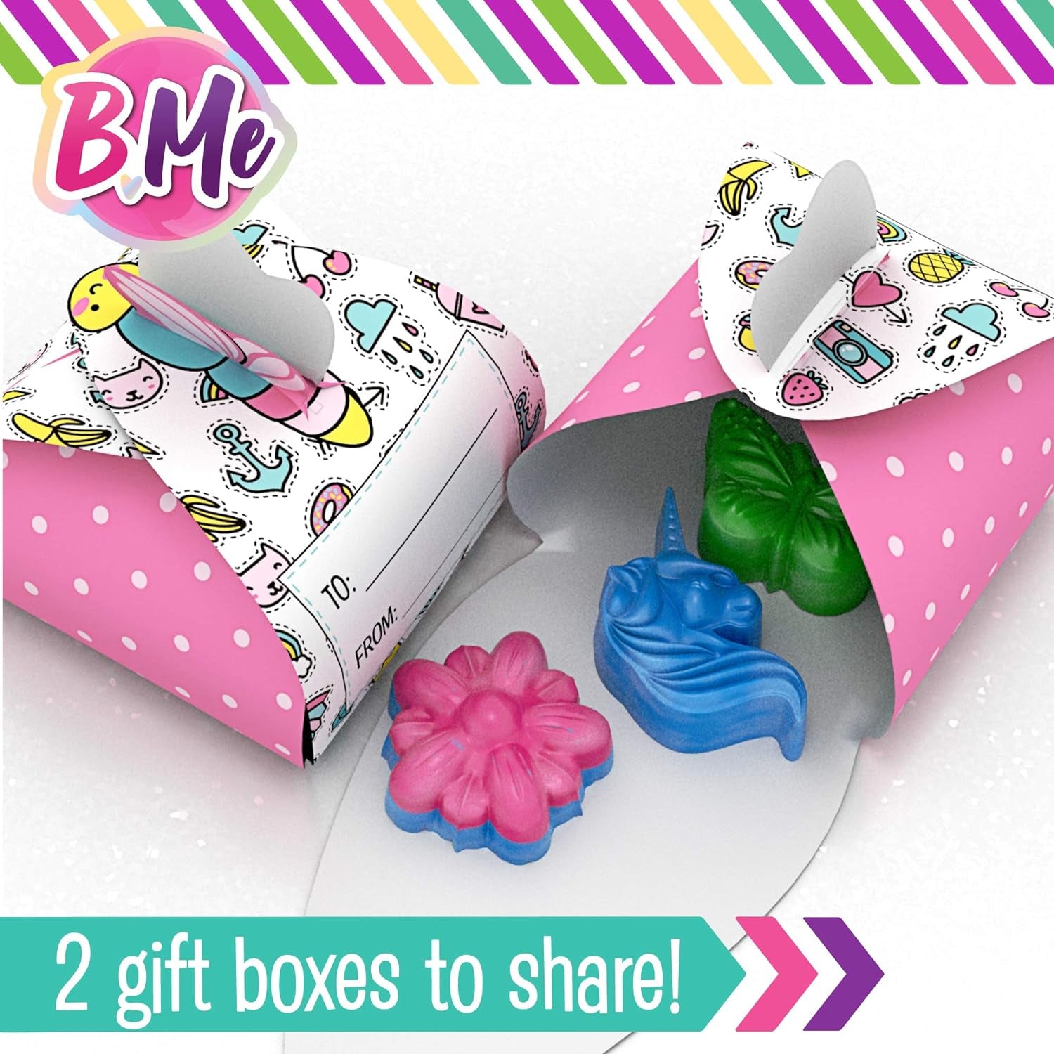 Beginner Soap Making Craft Kits for Kids Girls Ages 6+ | Make 15+ Soap Shapes with 5 Different Scents | Make Your Own Soap Science Kits Toys Gifts