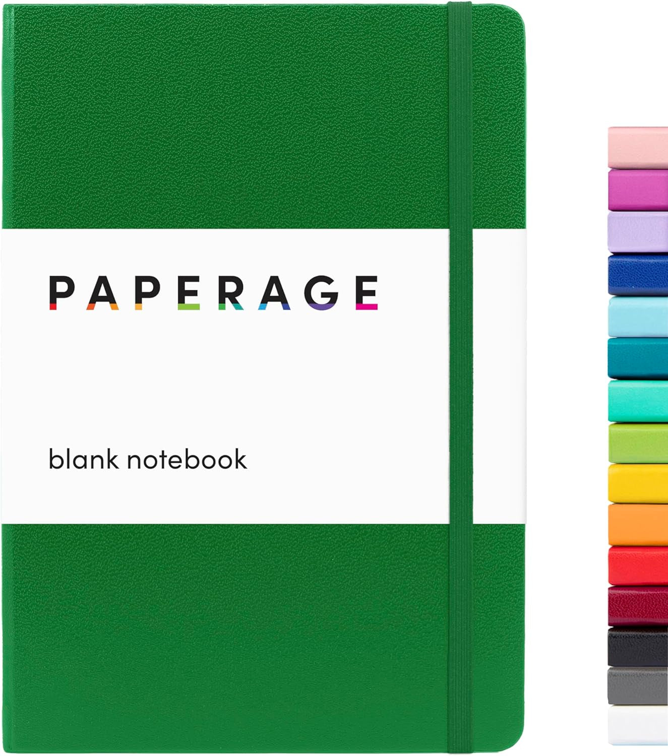 Blank Journal Notebook, (Green), 160 Pages, Medium 5.7 Inches X 8 Inches - 100 Gsm Thick Paper, Hardcover