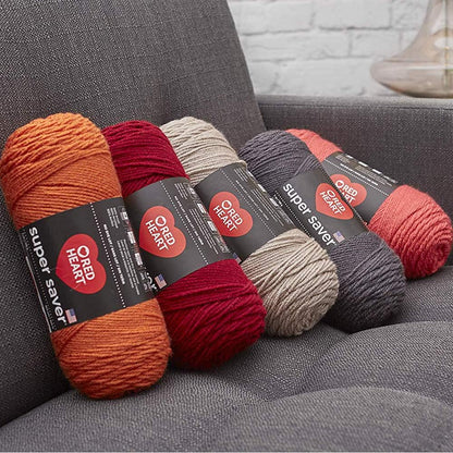 Bulk Buy:  Super Saver (2-Pack) (Cherry Red, 7 Oz Each Skein)