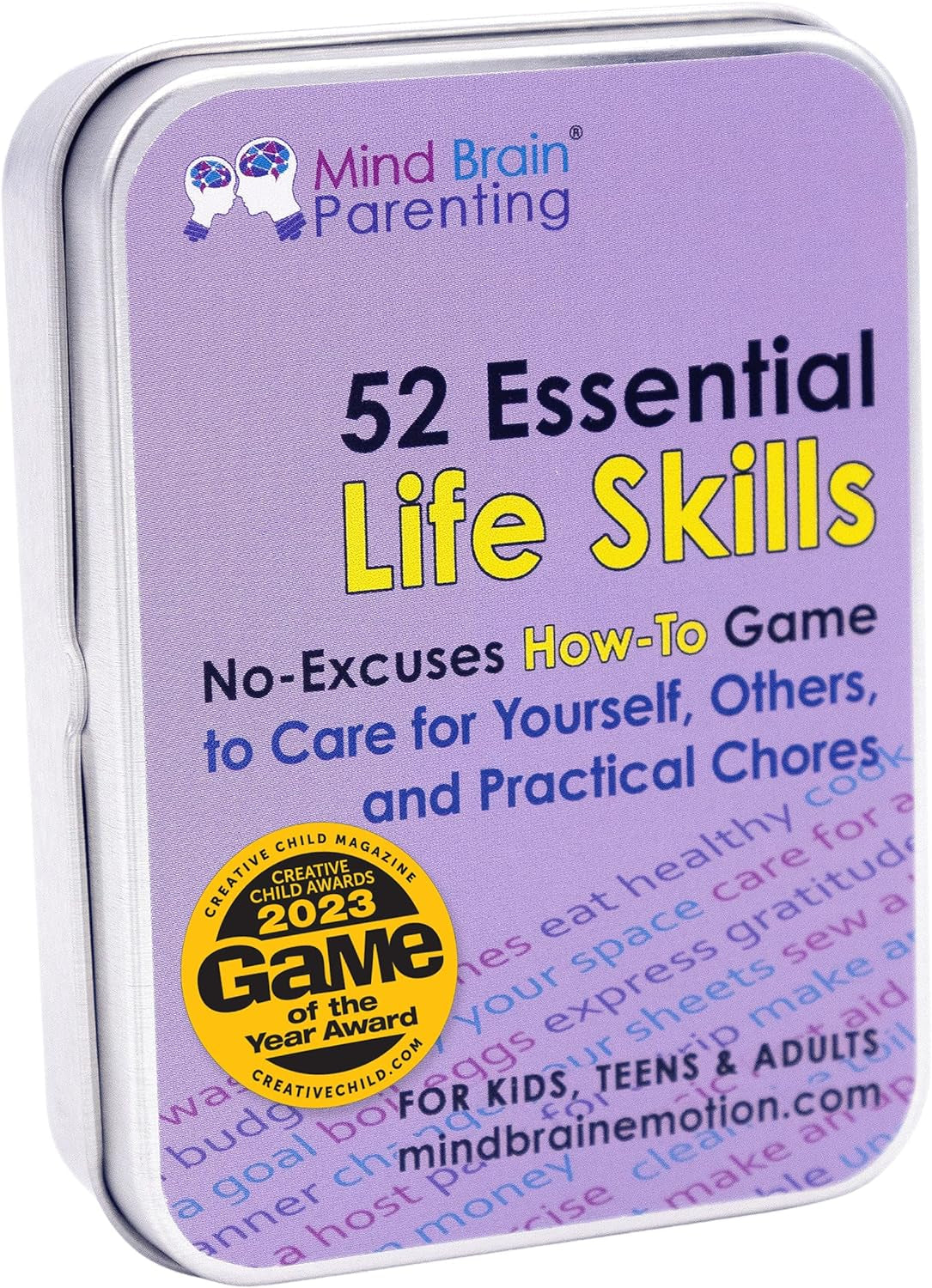 52 Essential Life Skills: No-Excuses Game to Teach Kids, Teens & Adults How to Care for Self & Chores, Practical Solution by Harvard Educator for Responsible Boys, Confident Girls, Happy Family