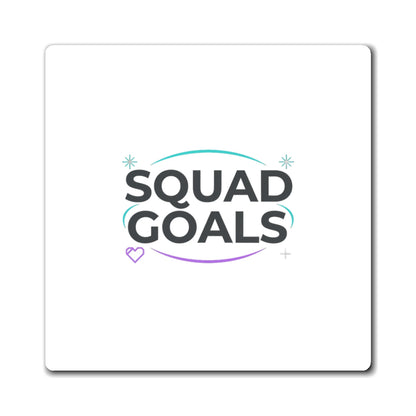 Squad Goals Achieved | Trophy Quote Magnets for Fridge & Locker | Galentine’s & Best Friends Gift | Y2K Valentine Aesthetic
