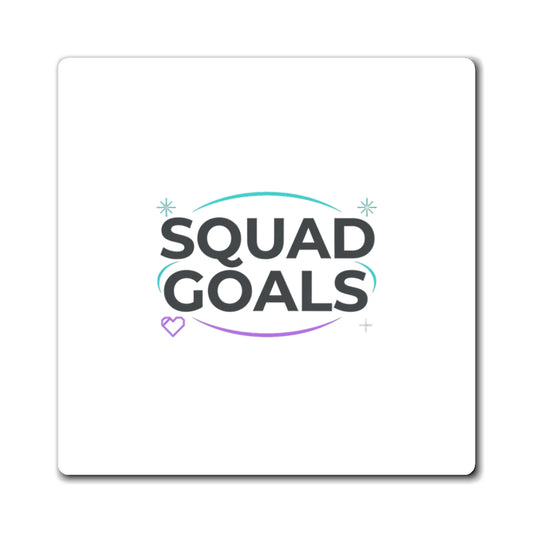 Squad Goals Achieved | Trophy Quote Magnets for Fridge & Locker | Galentine’s & Best Friends Gift | Y2K Valentine Aesthetic